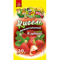 Кисель со вкусом КЛУБНИКИ  б/п 30гр/50шт (Перцов)