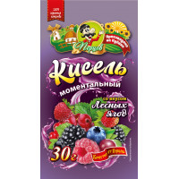 Кисель со вкусом ЛЕСНОЙ ЯГОДЫ  б/п 30гр/50шт (Перцов)