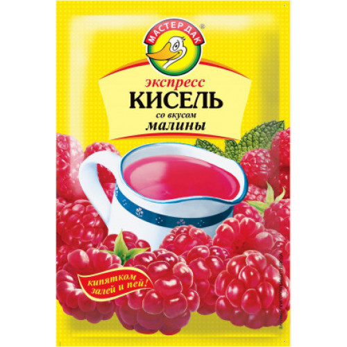 Экспресс-кисель Малина 30гр/50шт МастерДак