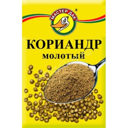 Кориандр Молотый 10гр/100шт Мастер Дак